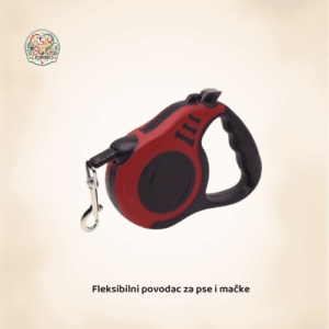 Fleksibilni povodac za pse i mačke sa ergonomskom ručkom