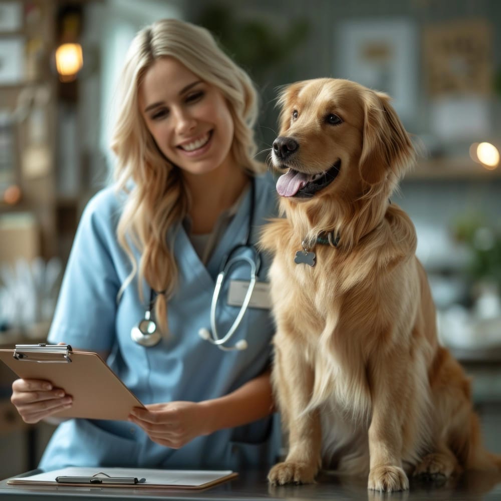 Veterinarski stručnjak koristi digitalni sistem za upravljanje terminima u okviru Premium paketa partnera.